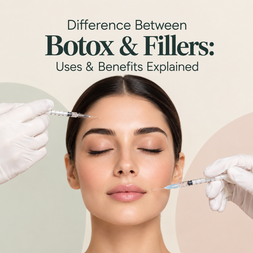 Difference Between Botox & Fillers